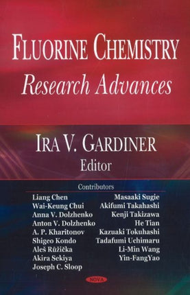 Fluorine Chemistry Research Advances
