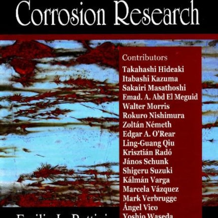 Progress in Corrosion Research