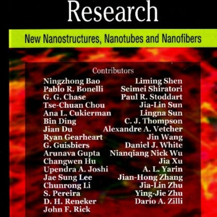 Nanotechnology Research: New Nanostructures, Nanotubes & Nanofibers