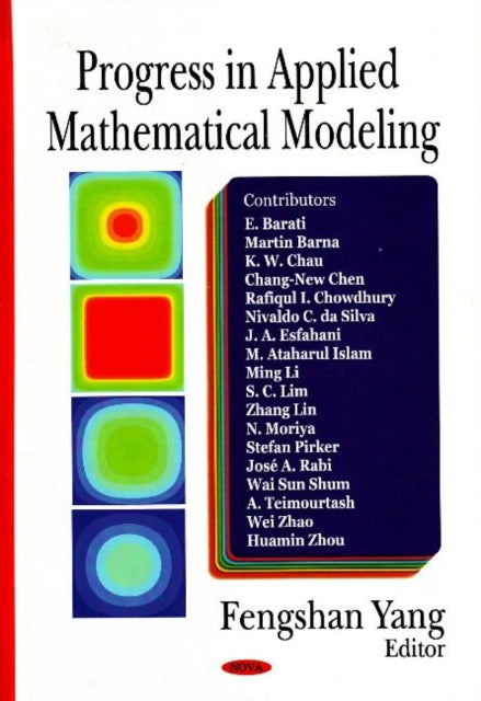 Progress in Applied Mathematical Modeling