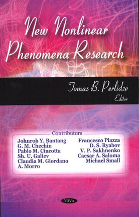 New Nonlinear Phenomena Research