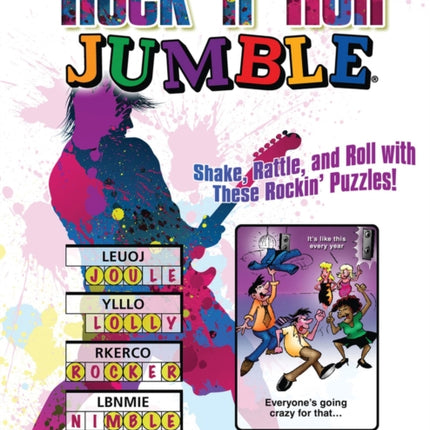 Rock 'n' Roll Jumble®: Shake, Rattle, and Roll with These Rockin' Puzzles!