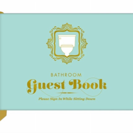 Knock Knock Bathroom Guest Book