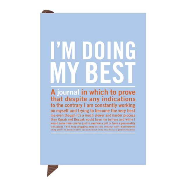 Knock Knock Im Doing My Best InnerTruth Journal Small 4 x 575inches Mini InnerTruth Journal