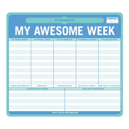 Knock Knock My Awesome Week Pen to Paper Mousepad