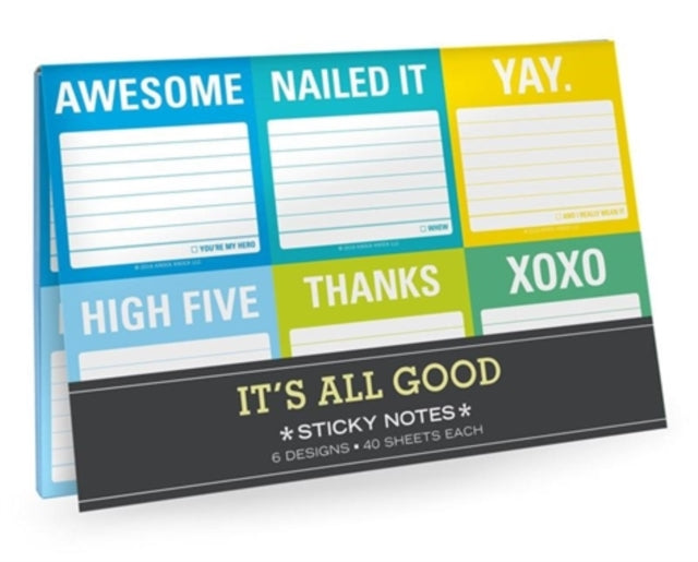 Knock Knock its All Good Sticky Note Packet