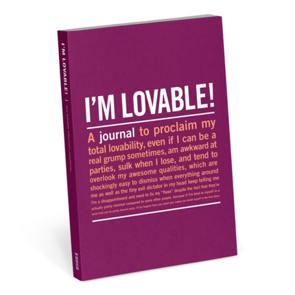 Knock Knock I`m Lovable Mini Inner Truth Journal