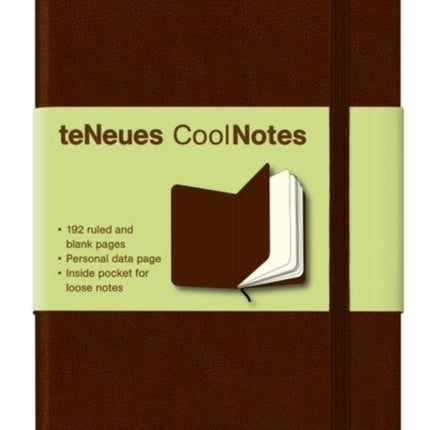 Journal  Brown CoolNotes Journal Small  teNeues