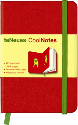 Journal  RedYellow Pug CoolNotes Journal Small