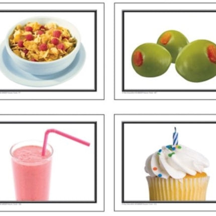 Nouns: More Food Learning Cards