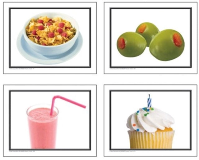 Nouns: More Food Learning Cards