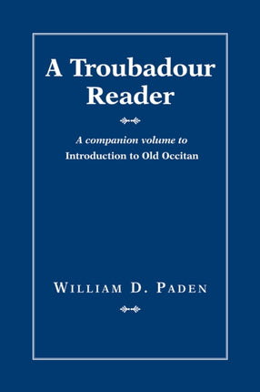 A Troubadour Reader