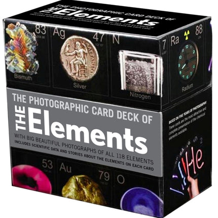 Photographic Card Deck Of The Elements: With Big Beautiful Photographs of All 118 Elements in the Periodic Table