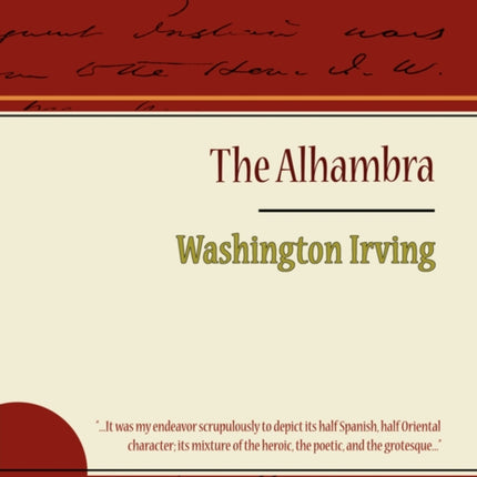 The Alhambra - Washington Irving