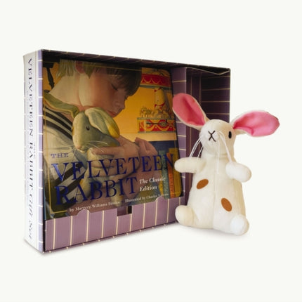 The Velveteen Rabbit Plush Gift Set: The Classic Edition Board Book + Plush Stuffed Animal Toy Rabbit Gift Set