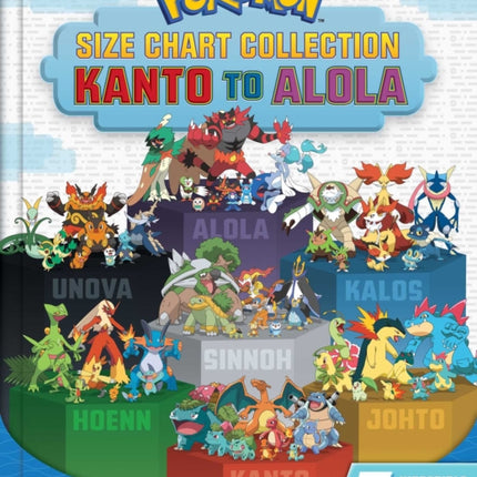Pokémon Size Chart Collection: Kanto to Alola