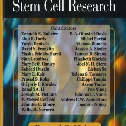 Progress in Stem Cell Research