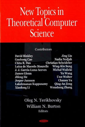 New Topics in Theoretical Computer Science