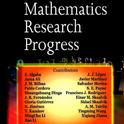 Discrete Mathematics Research Progress