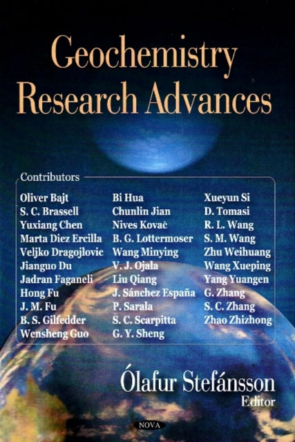 Geochemistry Research Advances