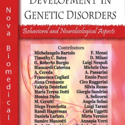 Life Span Development in Genetic Disorders: Behavioral & Neurobiological Aspects