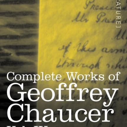 Complete Works of Geoffrey Chaucer, Vol. IV: The Canterbury Tales (in Seven Volumes)