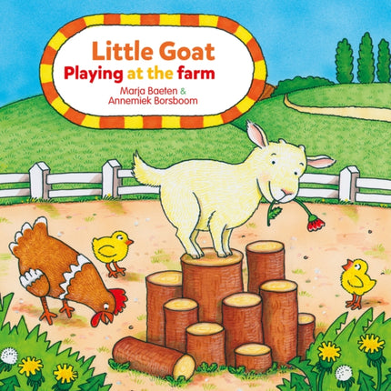 Little Goat. Playing at the Farm