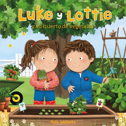 Luke y Lottie y su huerto de vegetales