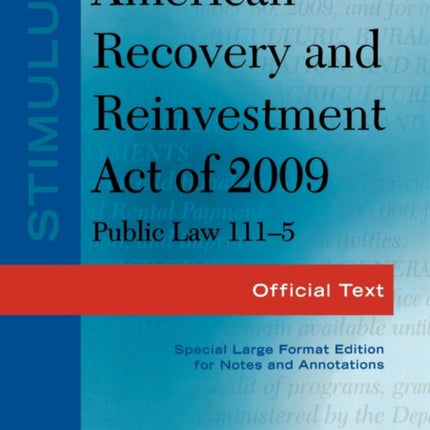 Stimulus: American Recovery and Reinvestment Act