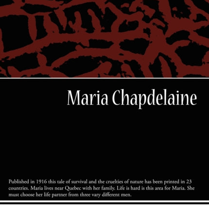 Maria Chapdelaine