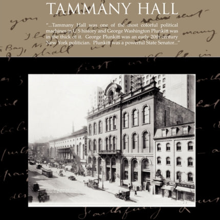 Plunkitt of Tammany Hall