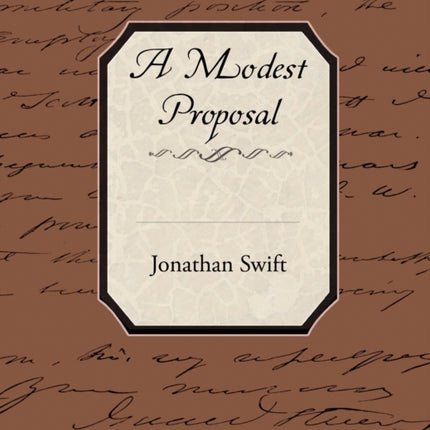 A Modest Proposal