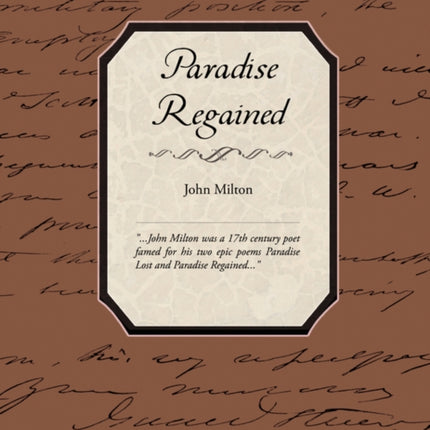 Paradise Regained