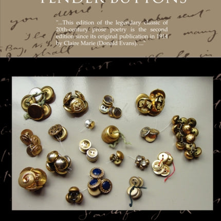 Tender Buttons Objects--Food--Rooms