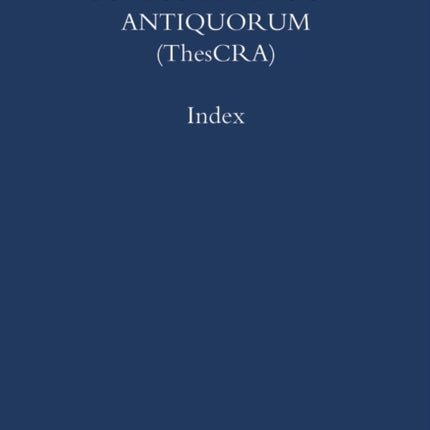 Thesaurus Cultus et Rituum Antiquorum (Thescra)