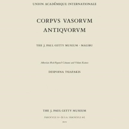 Corpus Vasorum Antiquorum, Fascicule 10 - Athenian  Red-Figure Column and Volute Kraters