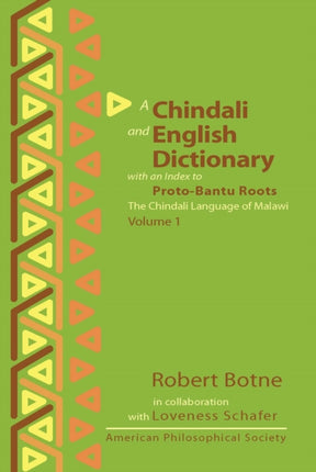 Chindali and English Dictionary with an Index to