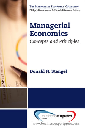 Managerial Economics Concepts and Principles