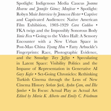 Journal of Cinema and Media Studies vol. 64 no. 2