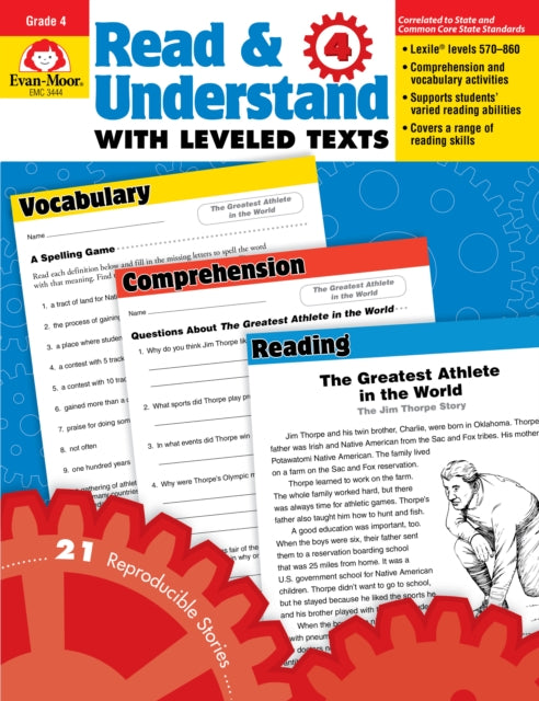 Read and Understand with Leveled Texts, Grade 4 Teacher Resource