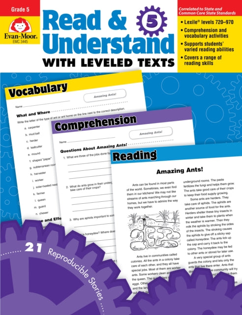 Read and Understand with Leveled Texts, Grade 5