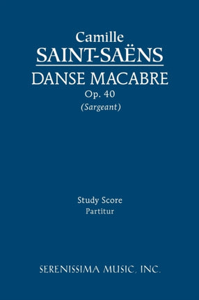 Danse macabre, Op.40: Study score