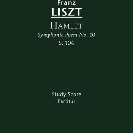 Hamlet, S.104: Study score