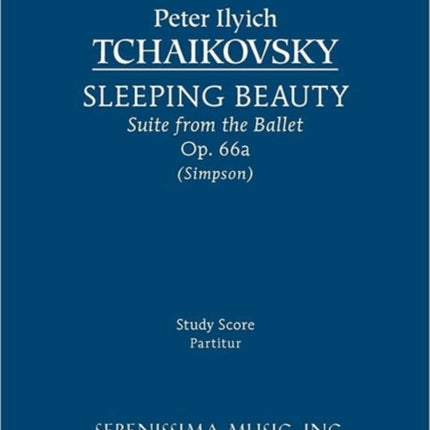 Sleeping Beauty Suite, Op.66a: Study score