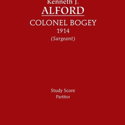 Colonel Bogey: Study score