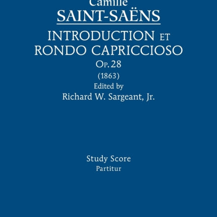 Introduction et Rondo Capriccioso, Op.28: Study score