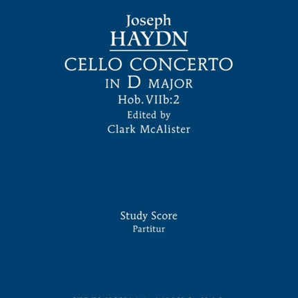 Cello Concerto in D major, Hob.VIIb: 2: Study score