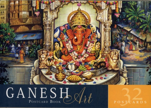 Ganesh Art Postcard Book: 32 Postcards