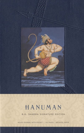 Hanuman Hardcover Ruled Journal (Large): B.G. Sharma Signature Collection