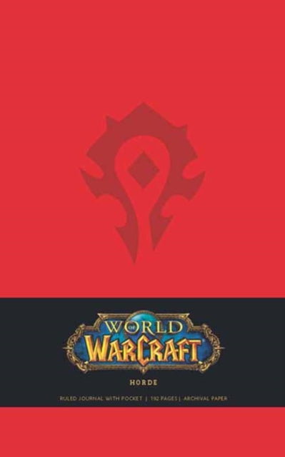 World of Warcraft Horde Hardcover Ruled Journal (Large)